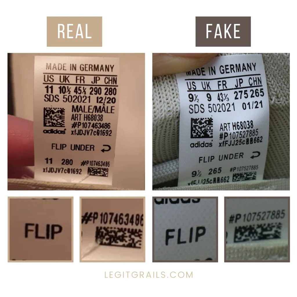 Cách phân biệt những đôi Yeezy 450 Cloud White là real hay fake Hinh anh 6: Cach phan biet nhung doi Yeezy 450 Cloud White la real hay fake