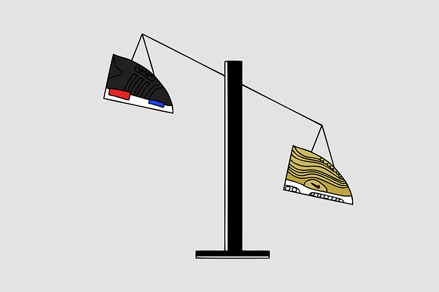 Sự khác biệt chung giữa các sản phẩm giày của Nike và Adidas là gì? Hinh anh 4: Su khac biet chung giua cac san pham giay cua Nike va Adidas la gi?