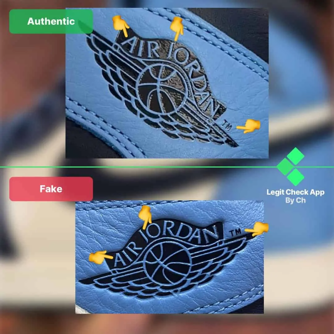 Hướng dẫn cách phân biệt giày Nike Air Jordan 1 Obsidian real và fake Hinh anh 7: Huong dan cach phan biet giay Nike Air Jordan 1 Obsidian real va fake