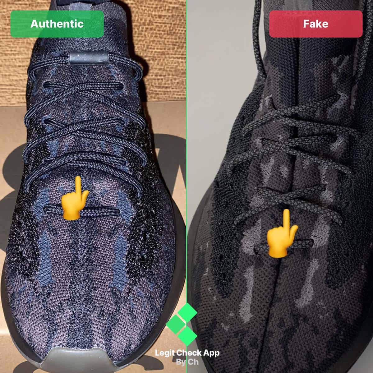Legitcheck: Cách phân biệt Yeezy Boost 380 Onyx real và fake Hinh anh 4: Legitcheck: Cach phan biet Yeezy Boost 380 Onyx real va fake