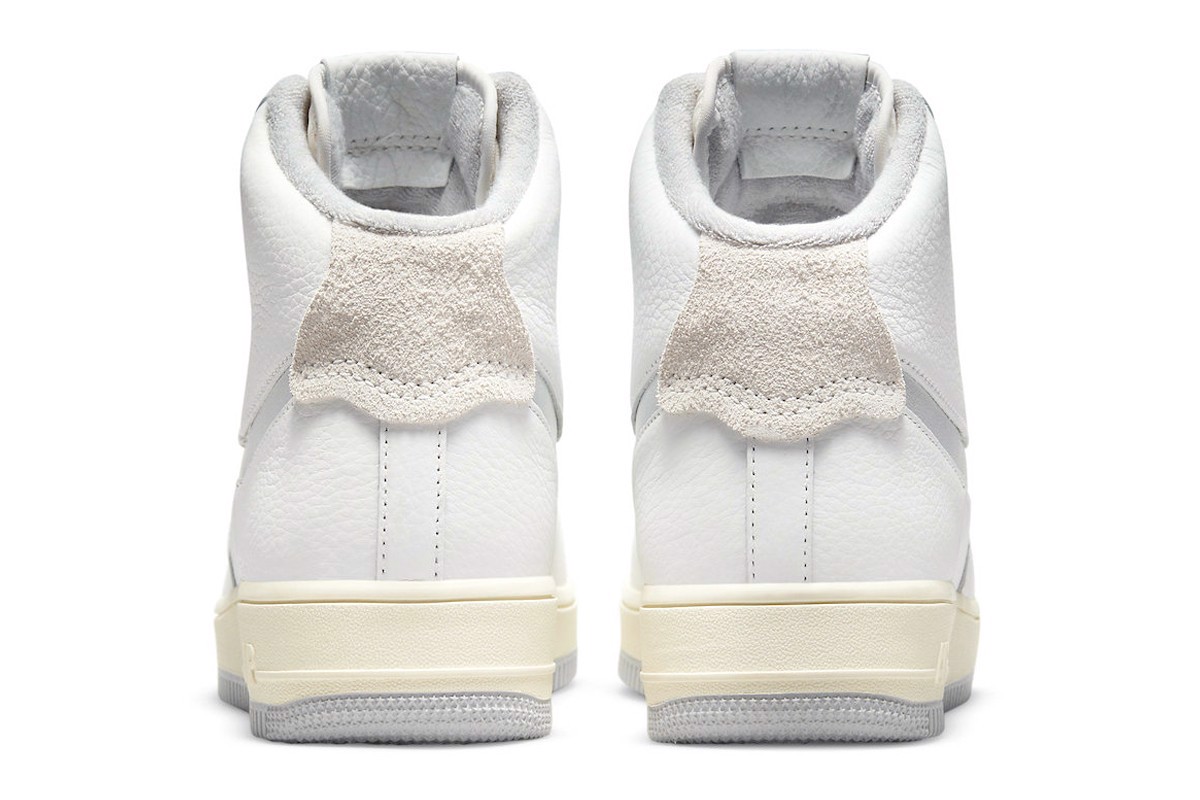 Nike Force 1 High Strapless được làm mới với phối màu "Light Smoke Grey" Hinh anh 3: Nike Force 1 High Strapless duoc lam moi voi phoi mau "Light Smoke Grey"