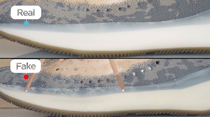 Hướng dẫn cách phân biệt Yeezy Boost 380 "Mist" Real và Fake Hinh anh 4: Huong dan cach phan biet Yeezy Boost 380 "Mist" Real va Fake