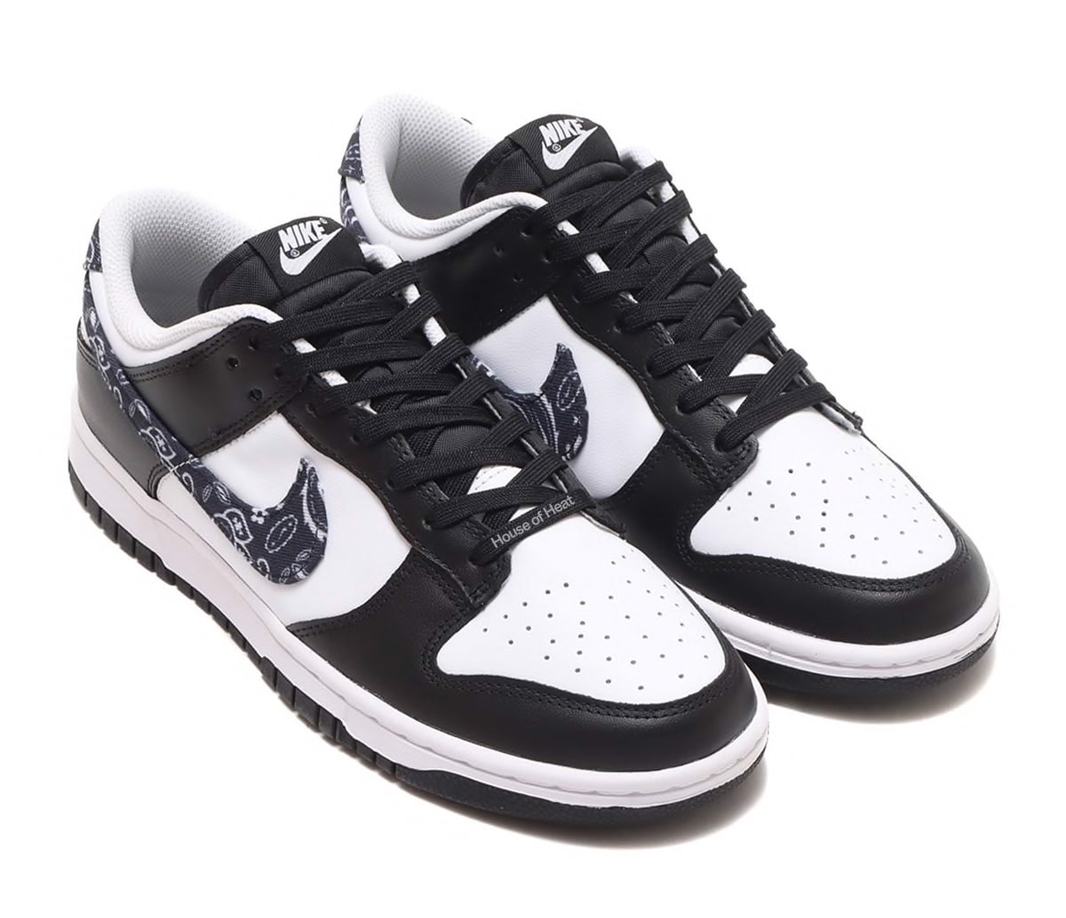 Nink Dunk Low Paisley "Black / White" chính thức được công bố Hinh anh 3: Nink Dunk Low Paisley "Black / White" chinh thuc duoc cong bo