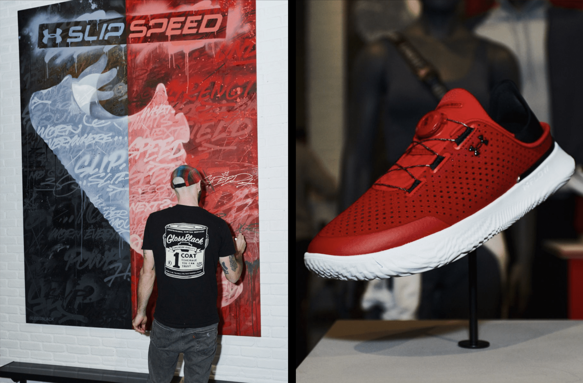 Under Armour tôn vinh mẫu giày SlipSpeed mới tại buổi Pop-Up ở NYC Hinh anh 3: Under Armour ton vinh mau giay SlipSpeed moi tai buoi Pop-Up o NYC