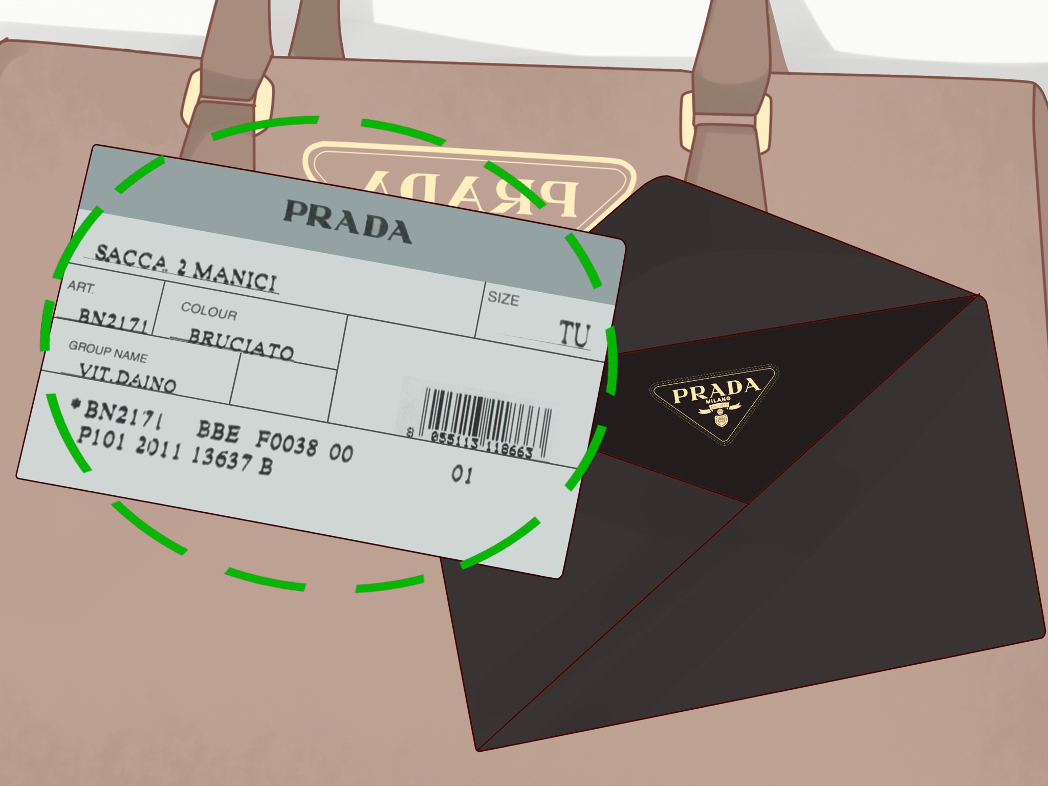 Cách xác thực một chiếc túi Prada chính hãng Hinh anh 11: Cach xac thuc mot chiec tui Prada chinh hang