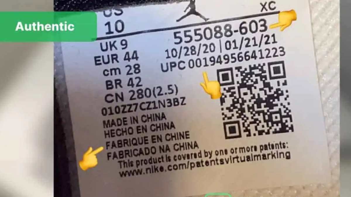 Mách bạn cách nhận biết Air Jordan 1 Light Fusion Red thật và giả Hinh anh 3: Mach ban cach nhan biet Air Jordan 1 Light Fusion Red that va gia