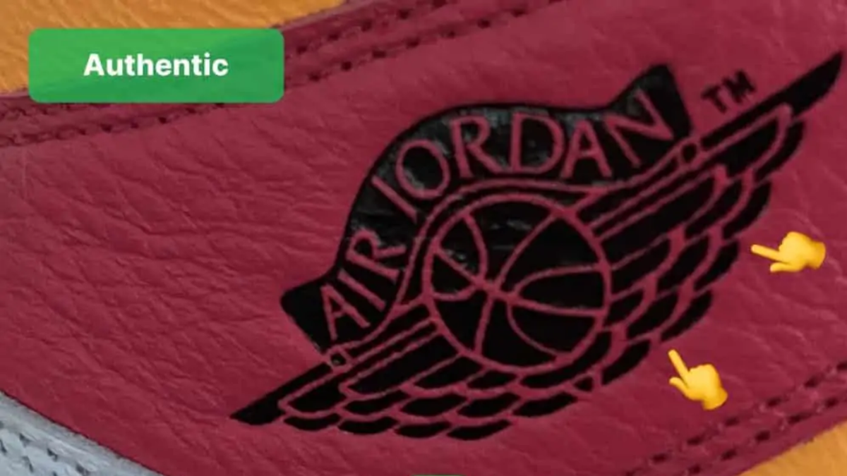 Mách bạn cách nhận biết Air Jordan 1 Light Fusion Red thật và giả Hinh anh 8: Mach ban cach nhan biet Air Jordan 1 Light Fusion Red that va gia