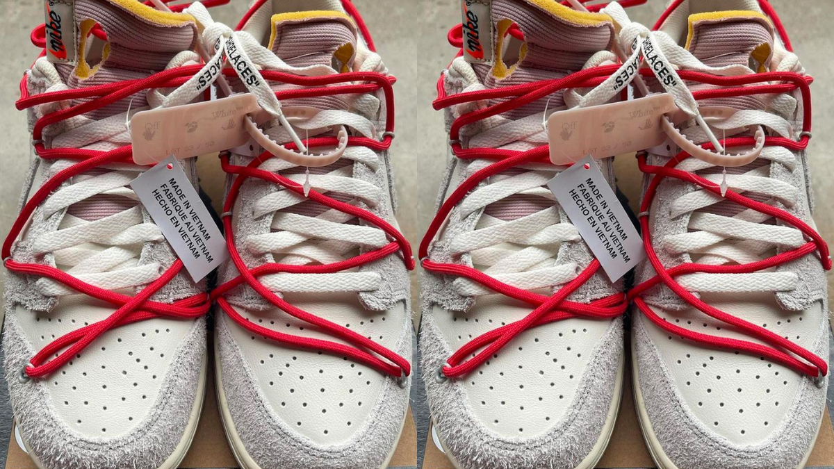 Một cái nhìn cận cảnh về Nike Dunk Low x Off White "The 50"#33 Hinh anh 2: Mot cai nhin can canh ve Nike Dunk Low x Off White "The 50"#33