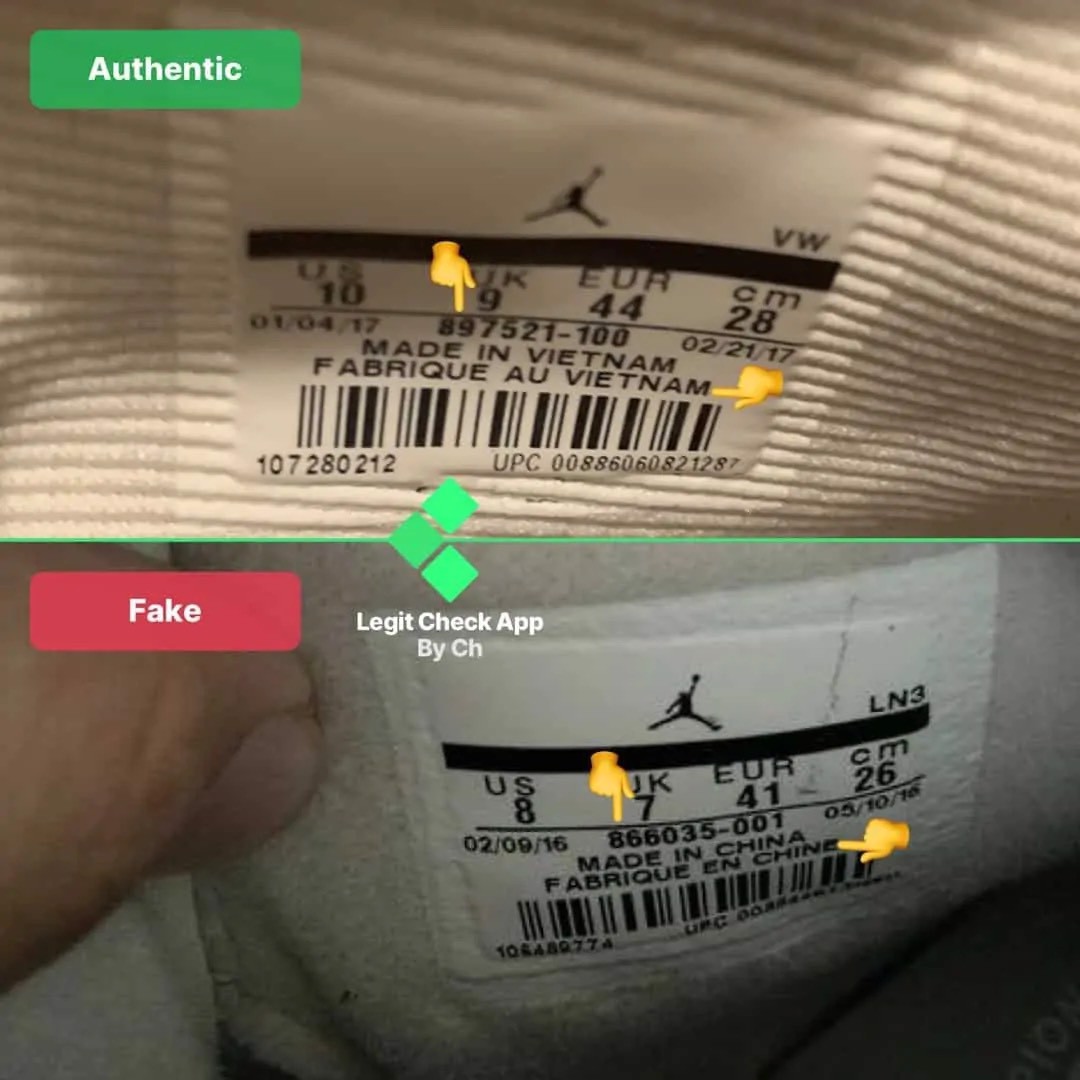 Legitcheck: Cách phân biệt Nike Air Jordan 2 Real và Fake Hinh anh 2: Legitcheck: Cach phan biet Nike Air Jordan 2 Real va Fake