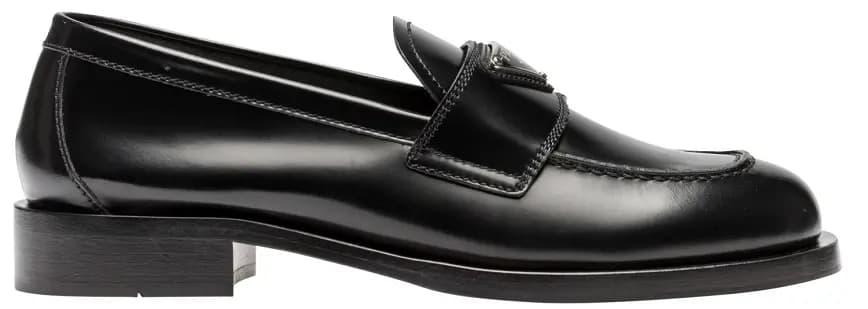 Giày Prada Logo Brushed 'Black' 1D238M-055-F0002