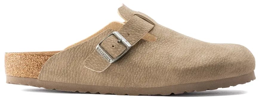 Dép Birkenstock Boston Vegan 'Gray Taupe Desert Dust' 1023196