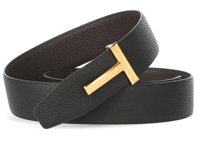 Thắt lưng Tom Ford T Buckle Gold TB178T-LCL050-C7906