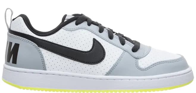 Giày Nike Court Borough Low White Black Wolf Grey (GS) 839985-104