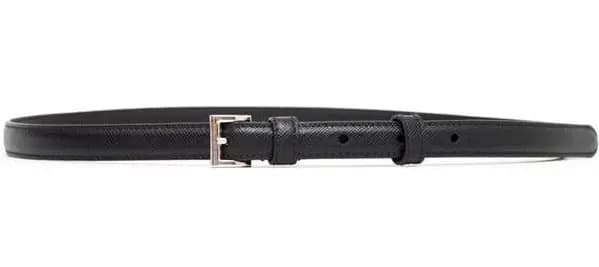 Thắt Lưng Prada Black Saffiano Slim Belt 1CC156053F000B
