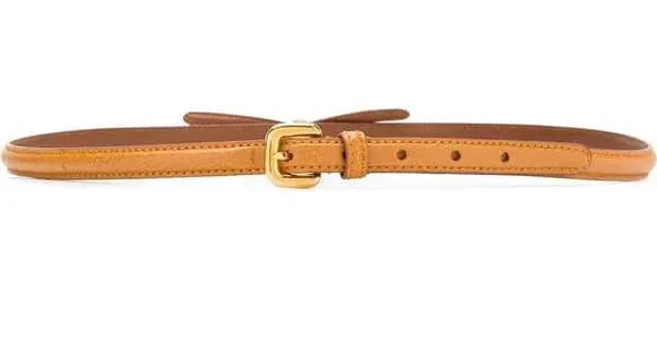 Thắt Lưng Prada Brown Bow Detail Skinny Belt 1CC156053F098L
