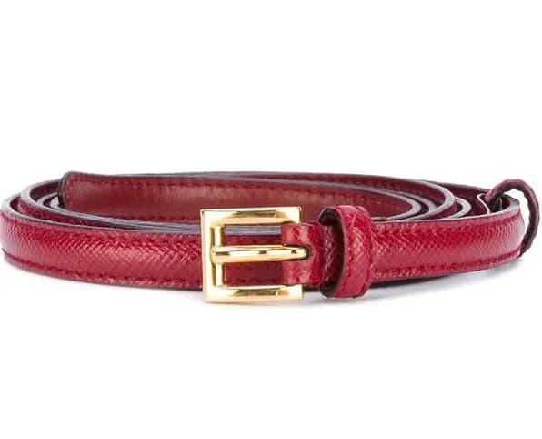 Thắt Lưng Prada Red Saffiano Leather Belt 1C4067053F0041 Thắt Lưng Prada Red Saffiano Leather Belt 1C4067053F0041