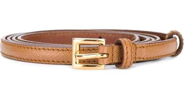 Thắt Lưng Prada Brown Saffiano Leather Belt 1C4067-053-F098L