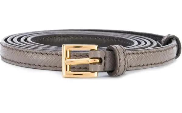 Thắt Lưng Prada Gray Saffiano Leather Belt 1C4067-0530573