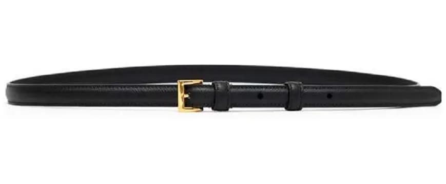 Thắt Lưng Prada Gold Buckle Black Saffiano Belt 1C4067053F0002 Thắt Lưng Prada Gold Buckle Black Saffiano Belt 1C4067053F0002