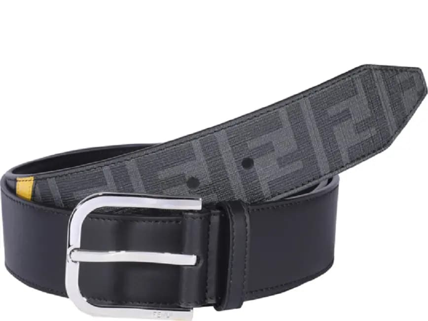 Thắt Lưng Fendi Black Leather Belt 7C0400A9XSF0R2A