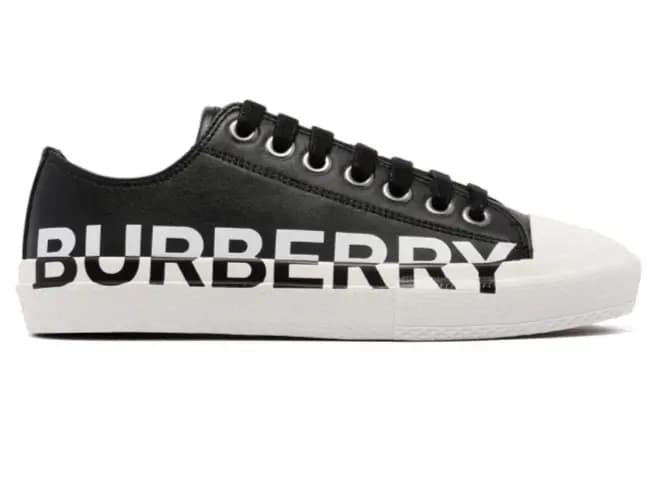 Giày Burberry Two-Tone Leather Sneakers 8019326