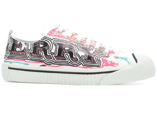 Giày Burberry Women's Multicolor Cotton Sneakers 4066496