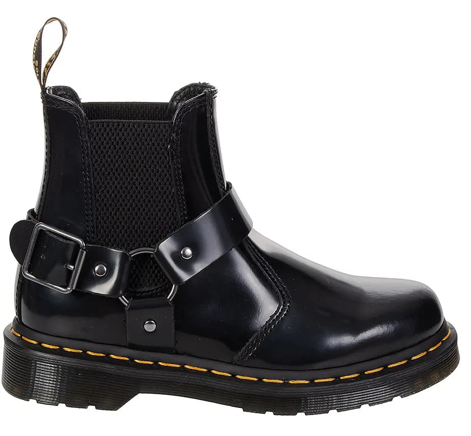 Giày Dr. Martens Wincox Smooth Leather Buckle Boots Black 23866001 Giày Dr. Martens Wincox Smooth Leather Buckle Boots Black 23866001
