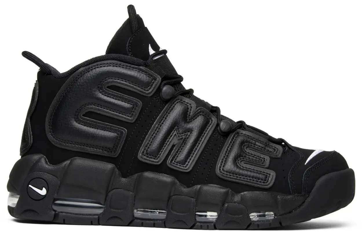 Giày Nike Supreme x Air More Uptempo 'Black' 902290-001