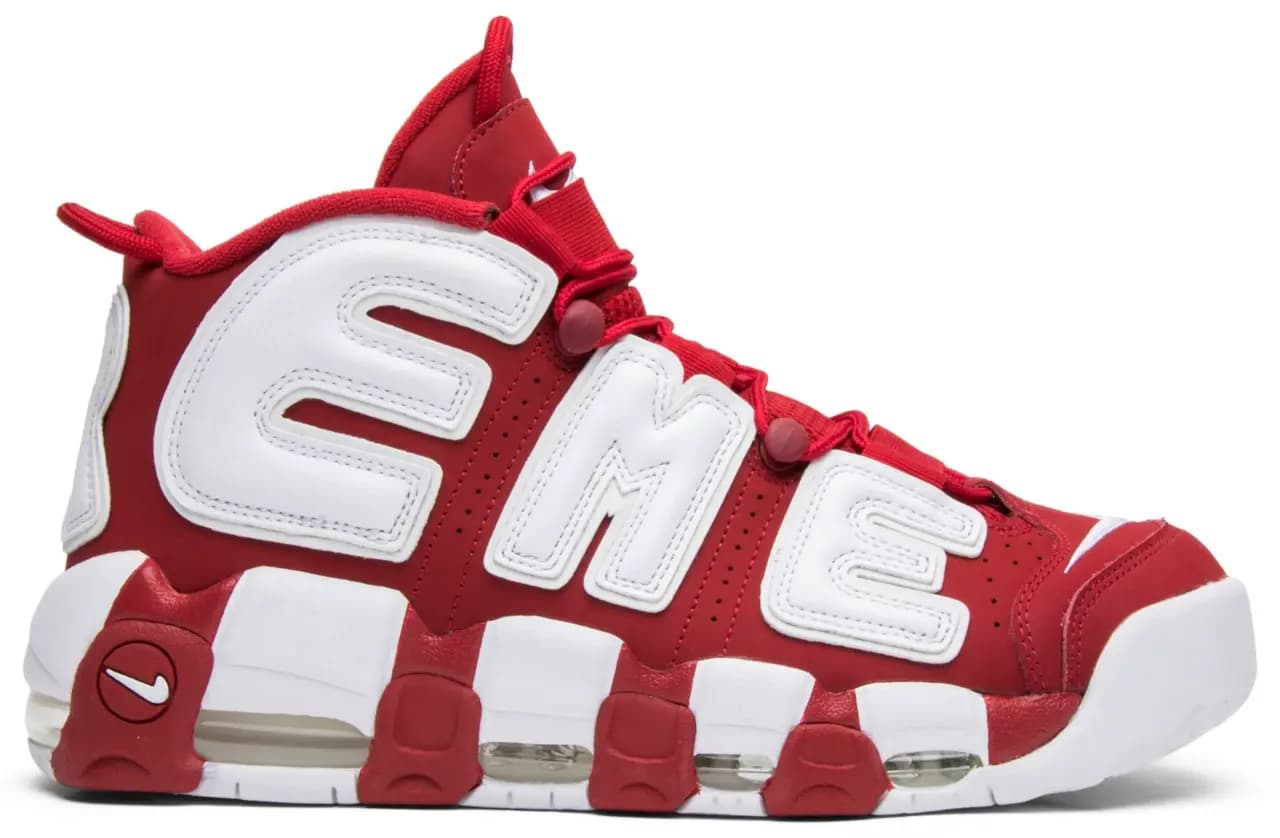 Giày Nike Supreme x Air More Uptempo 'Red' 902290-600