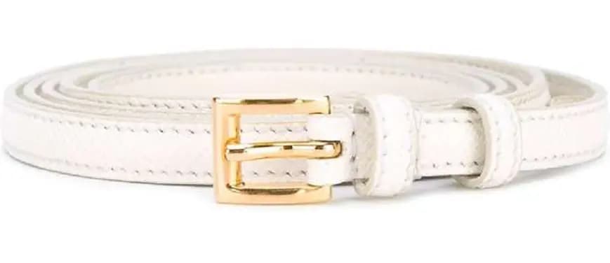Thắt Lưng Prada White Leather Thin Belt 1C4067053F0009 Thắt Lưng Prada White Leather Thin Belt 1C4067053F0009