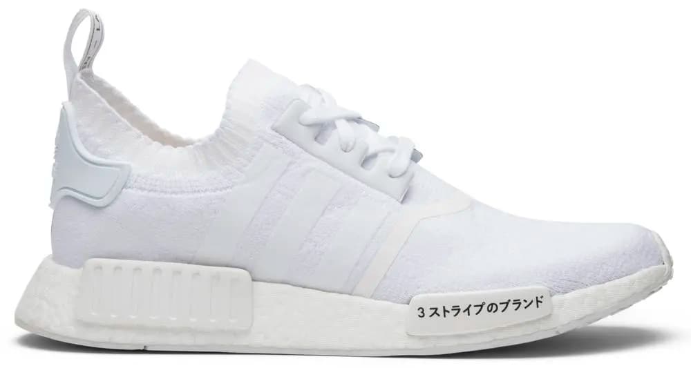 Giày Adidas NMD_R1 Primeknit 'Japan Triple White' BZ0221