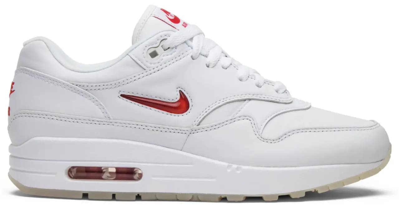 Giày Nike Air Max 1 Jewel Rare Ruby White Red 918354-104