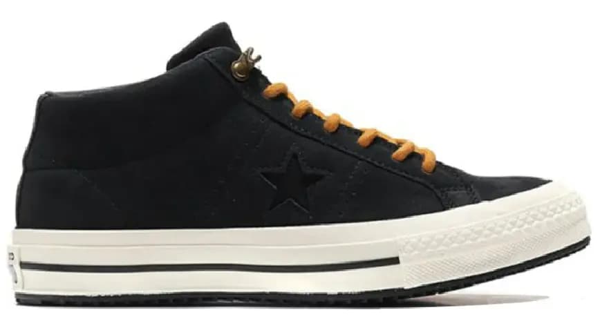 Giày Converse One Star Mid Black Yellow 162551C
