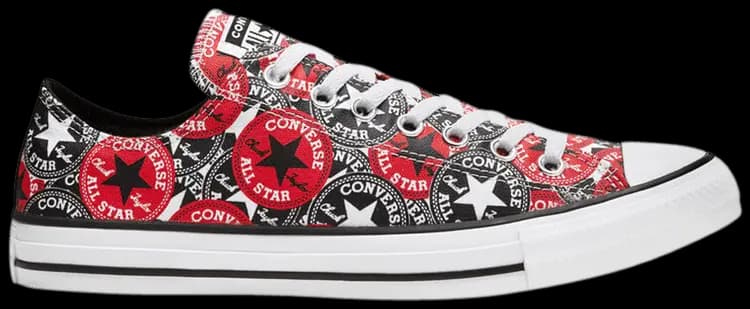 Giày Converse Chuck Taylor All Star Low 'Allover Mix Logo Play' 166986F