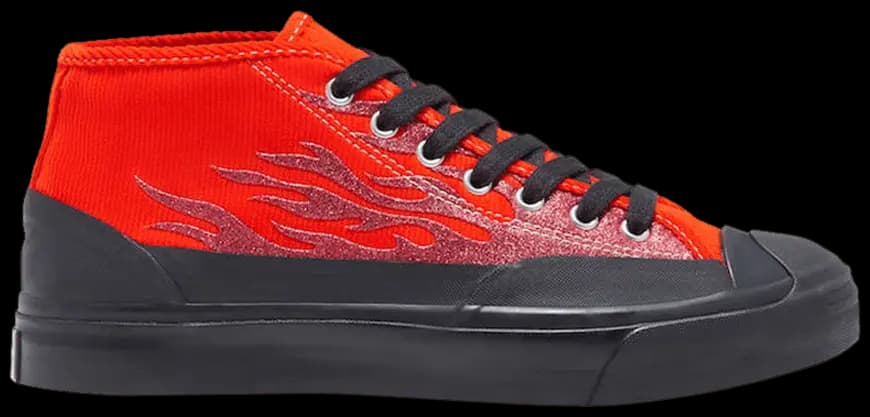 Giày Converse ASAP Nast x Jack Purcell Mid 'Red Flames' 167378C
