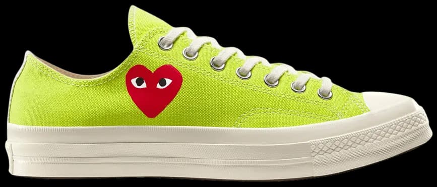 Giày Converse Comme des Garçons PLAY x Chuck 70 Low 'Bright Green' 168302C