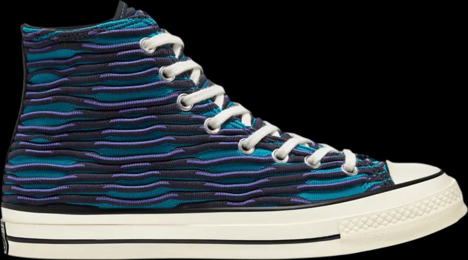 Giày Converse Chuck 70 High 'Vibrant Knit Ocean Depths' 168757C