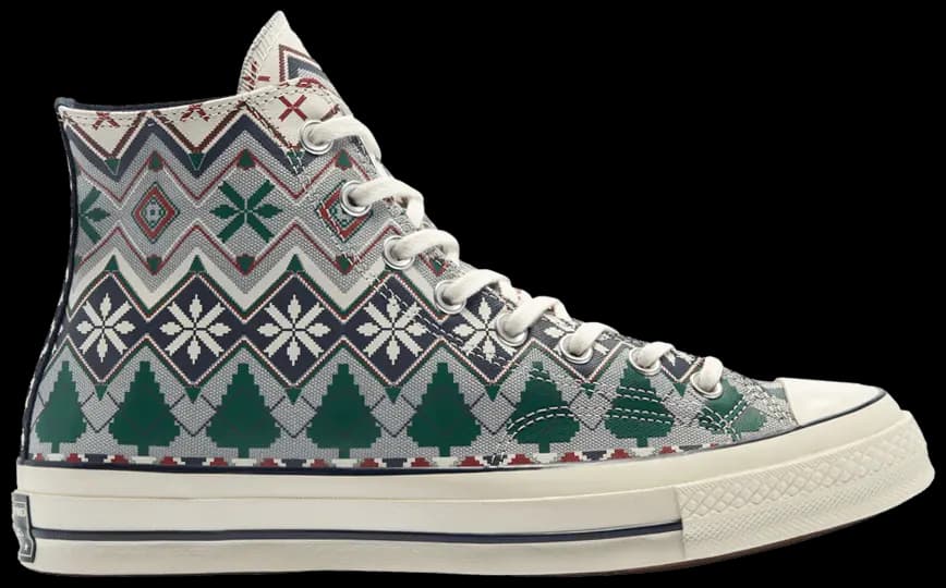 Giày Converse Chuck 70 High 'Holiday Sweater Ash Stone' 169352C