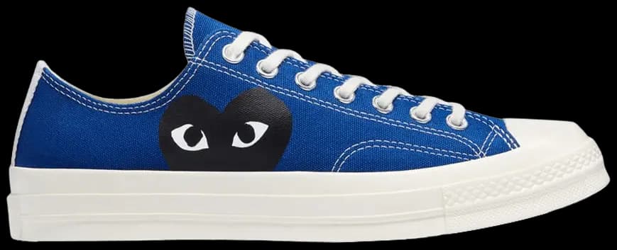 Giày Converse Comme des Garçons PLAY x Chuck 70 Low 'Blue Quartz' 171848C