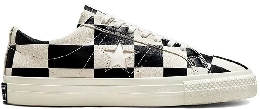 Giày Converse One Star Low Warped Board White Black 172352C