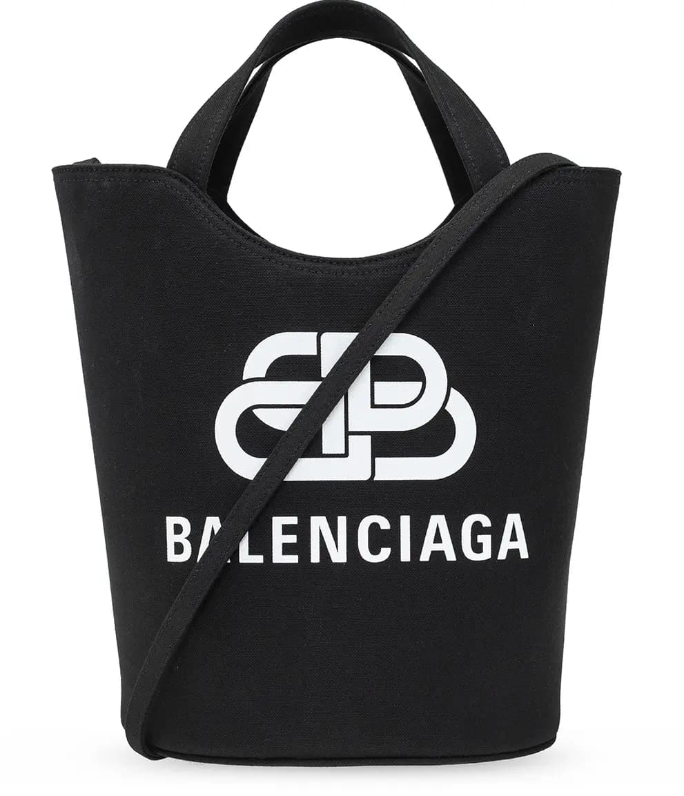 Túi Balenciaga Wave Tote M Balenciaga Bag Canvas 'Black' 599332-2HH13-1090