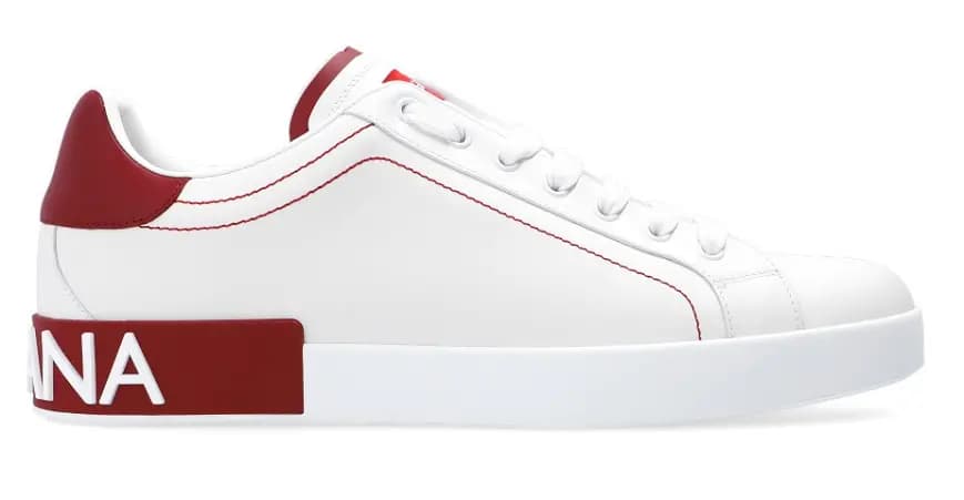 Giày Dolce &amp; Gabbana Calfskin Nappa Portofino White CS1760-AH526-89926