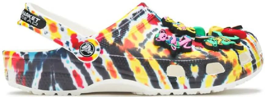 Dép Crocs Grateful Dead x Chinatown Market x Clog 'Tie Dye' 207113-90H