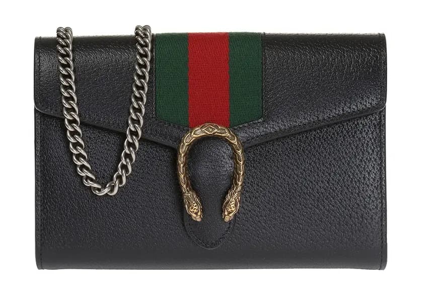 Túi Gucci Ladies Dionysus Web Stripe Chain Wallet 481377 CWI1X 1060