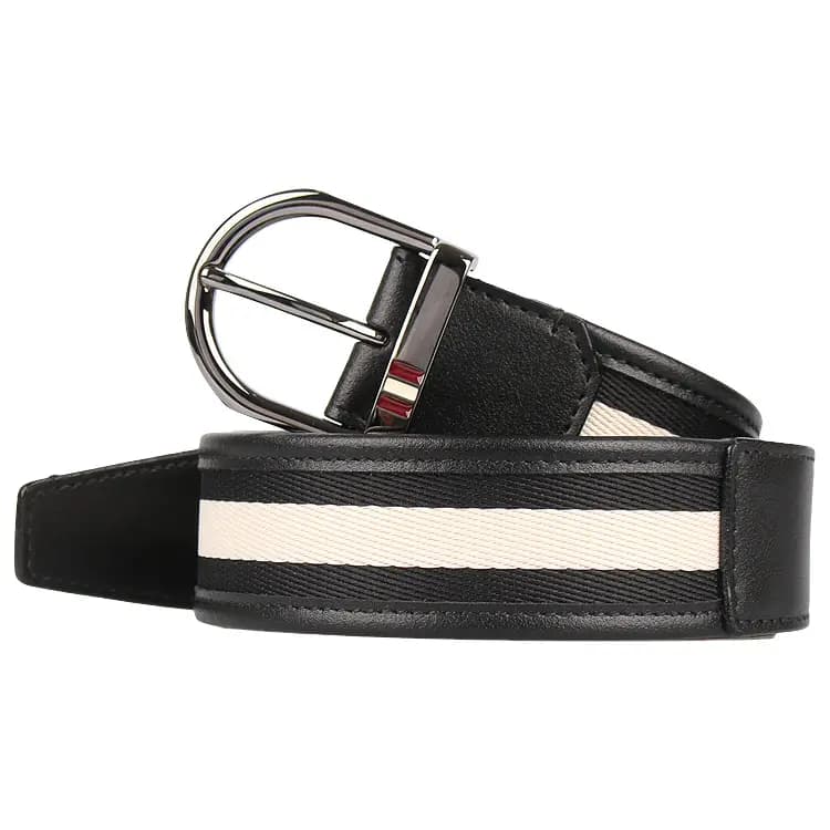 Thắt Lưng Bally 21FW DARKON Triple Belt Black DARKON 35 MT 30