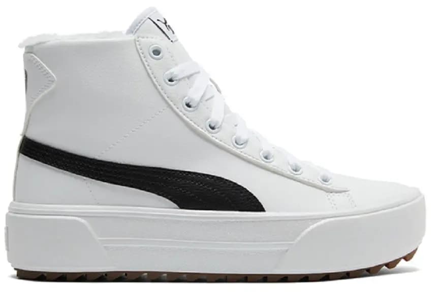 Giày Puma Kaia Mid Fur Black White 385341-02