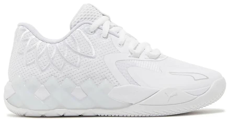 Giày Puma Lo Big Kid 'Triple White' 377368-04