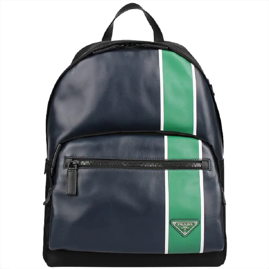Balo Prada Technical Fabric Leather Backpack 2VZ066-2CIL-F0YVM