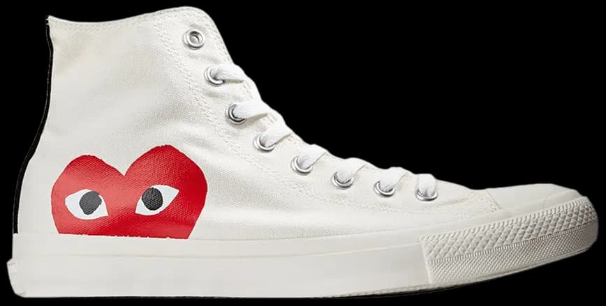 Giày Converse Comme Des Garçons x Chuck 70 Hi 'Play' 1CK709