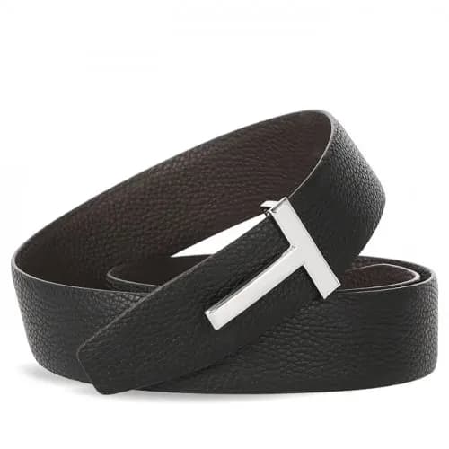 Thắt lưng Tom Ford T Buckle Silver TB178P-LCL050-C7906